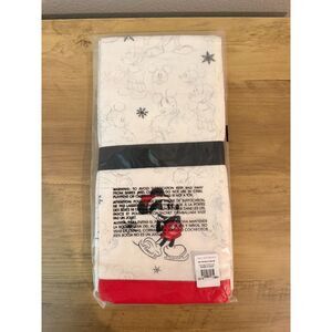 Pottery Barn Disney Mickey Mouse Holiday Kitchen Guest Hand Towels Set of 2 NWT